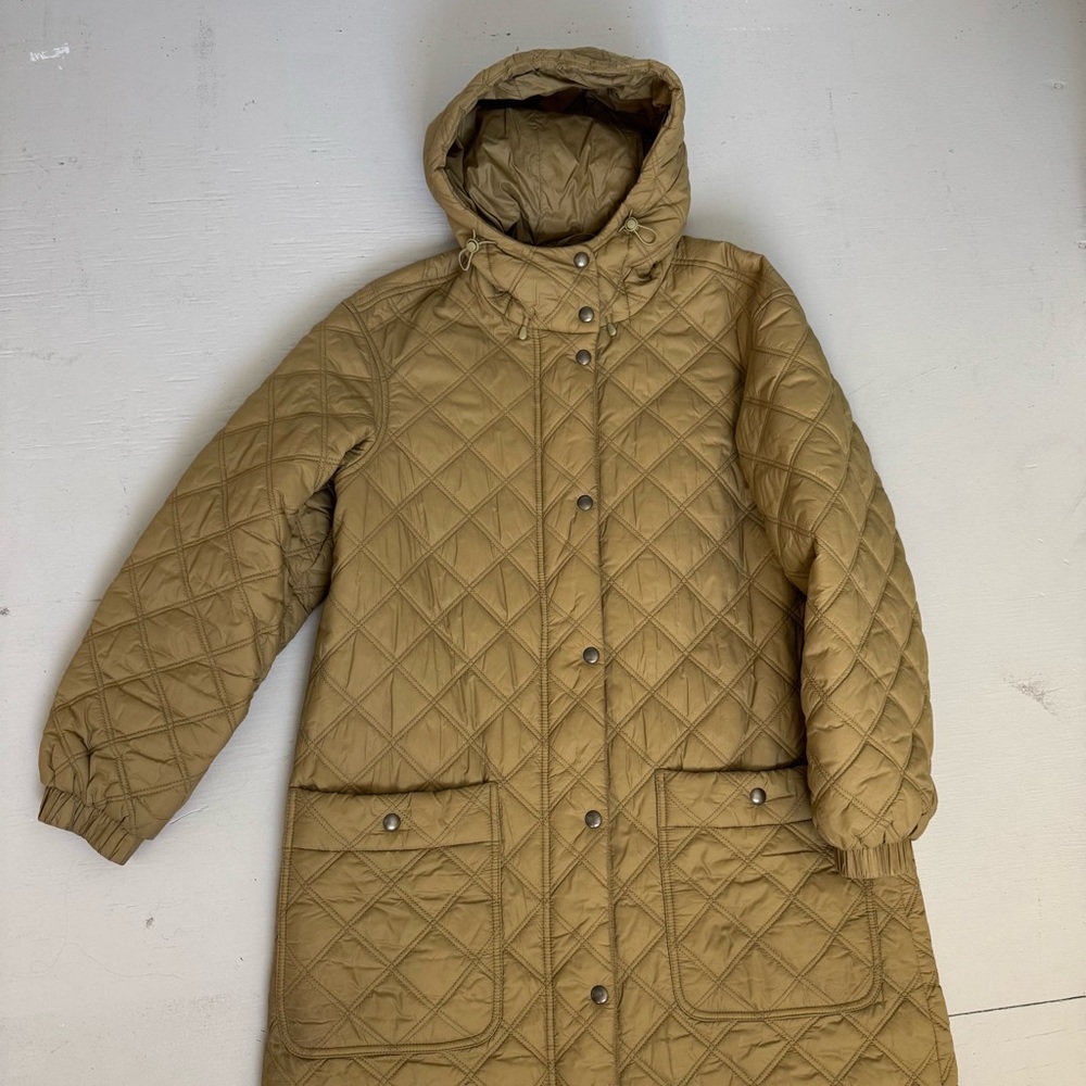 Madewell Austin Quilted Coat Small